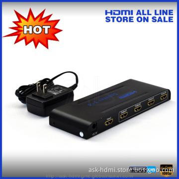1.4version HDMI splitter 1x4 full 3D and 4kx2k resolution